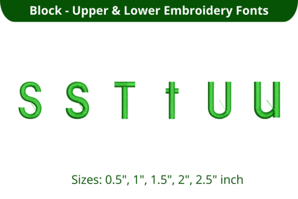 Block Font STU: A Warm, Versatile Embroidery Font for Meaningful Gifts