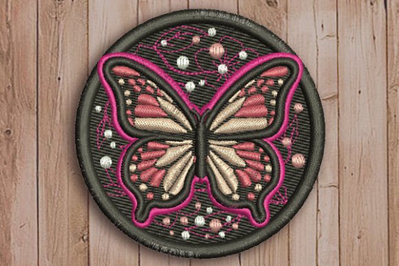 Butterfly in Circle: A Delicate, Versatile Embroidery Gem