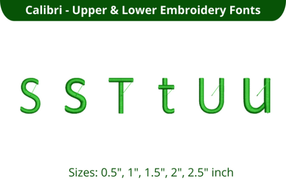 Calibri Font STU: A Business-Ready Embroidery Font