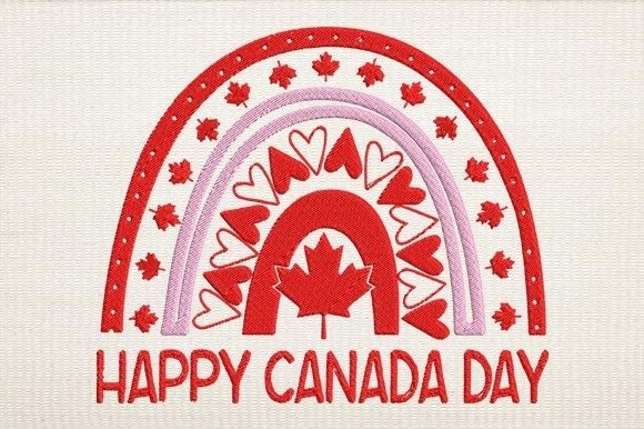 Happy Canada Day Embroidery Review