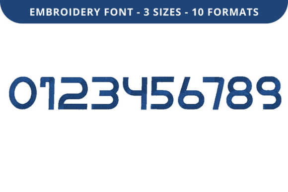 In Side Font 0 to 9: A Seasonal Embroidery Staple