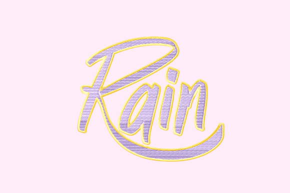 Rain Lettering: A Boutique Sweatshirt Embroidery Review